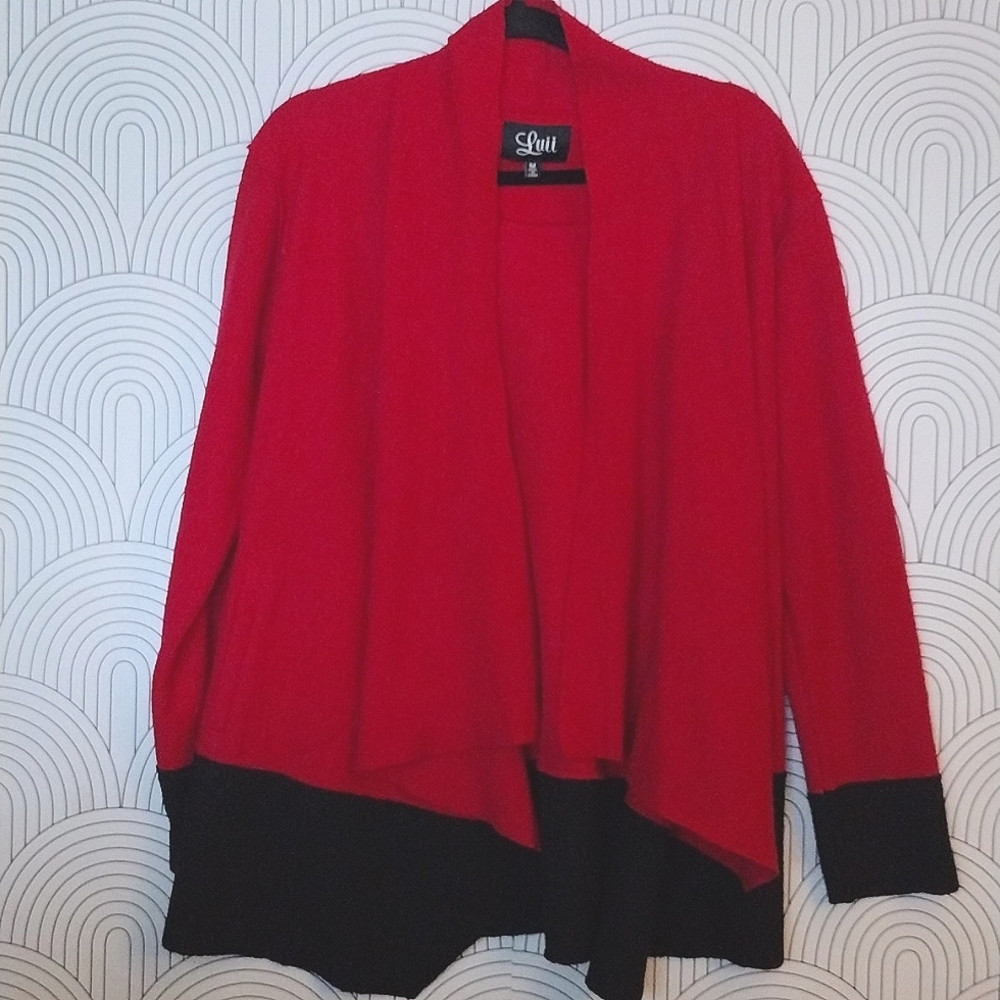 Luii wool open front sweater